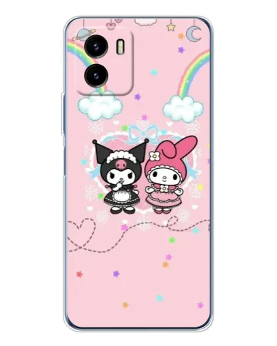 Чохол для Vivo Y19s Pro з картинкою «My Melody та Kuromi» Чохол для Vivo Y19s Pro з картинкою «My Melody та Kuromi»