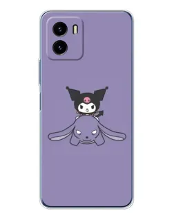 Чохол для Vivo Y19s Pro з картинкою «Kuromi на ліловому фоні» Чохол для Vivo Y19s Pro з картинкою «Kuromi на ліловому фоні»