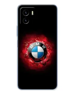 Чехол для Vivo Y19s Pro с картинкой «Логотип BMW — вспышка»