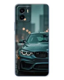 Чехол для Vivo Y19s Pro с картинкой «BMW в огнях города»