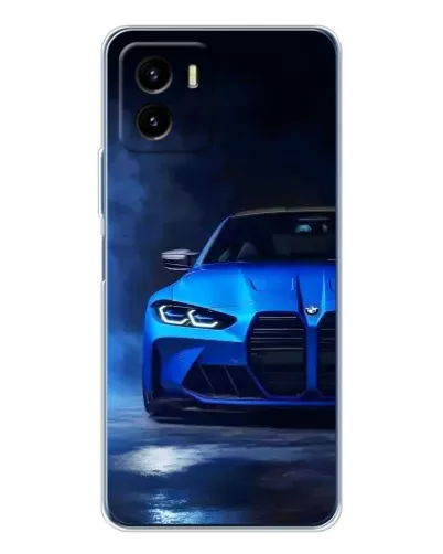 Чехол для Vivo Y19s Pro с картинкой «Голубая BMW M4» Чехол для Vivo Y19s Pro с картинкой «Голубая BMW M4»