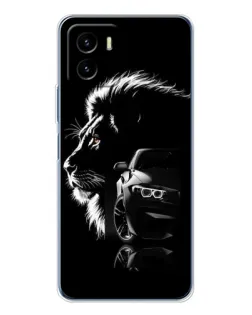 Чехол для Vivo Y19s Pro с картинкой «BMW и лев»