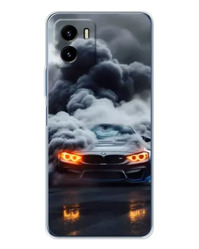 Чехол для Vivo Y19s Pro с картинкой «BMW в дыму» Чехол для Vivo Y19s Pro с картинкой «BMW в дыму»