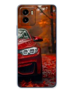 Чехол для Vivo Y19s Pro с картинкой «Осенняя BMW M4»