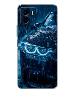 Чехол для Vivo Y19s Pro с картинкой «BMW под дождем»