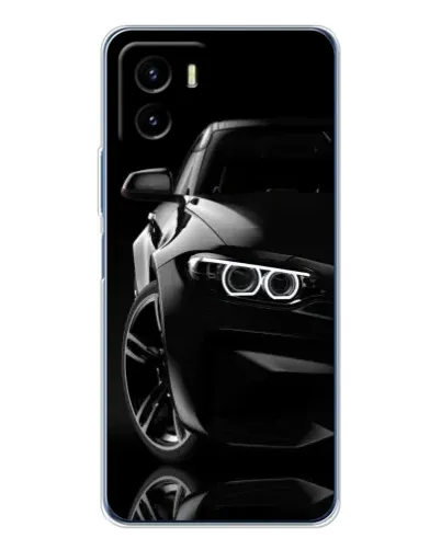 Чехол для Vivo Y19s Pro с картинкой «Черная BMW — профиль» Чехол для Vivo Y19s Pro с картинкой «Черная BMW — профиль»