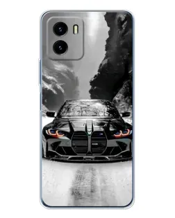 Чехол для Vivo Y19s Pro с картинкой «BMW — акварельный дрифт»