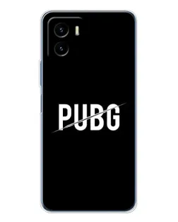 Чехол для Vivo Y19s Pro с картинкой «PUBG — белый логотип»