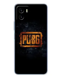 Чехол для Vivo Y19s Pro с картинкой «PUBG — золотой логотип»
