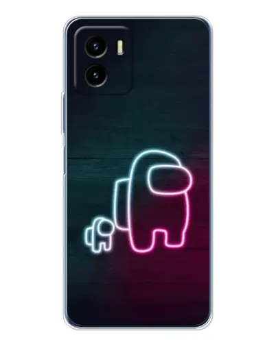 Чехол для Vivo Y19s Pro с картинкой «Among Us неон-арт» Чехол для Vivo Y19s Pro с картинкой «Among Us неон-арт»
