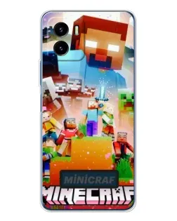 Чехол для Vivo Y19s Pro с картинкой «Minecraft герои игры» Чехол для Vivo Y19s Pro с картинкой «Minecraft герои игры»
