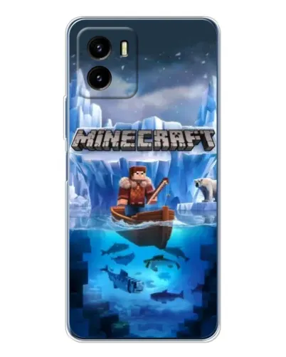 Чехол для Vivo Y19s Pro с картинкой «Minecraft ледяной мир» Чехол для Vivo Y19s Pro с картинкой «Minecraft ледяной мир»