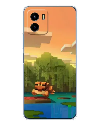 Чехол для Vivo Y19s Pro с картинкой «Майнкрафт закат солнца» Чехол для Vivo Y19s Pro с картинкой «Майнкрафт закат солнца»