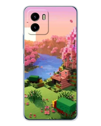 Чехол для Vivo Y19s Pro с картинкой «Розовое дерево Minecraft» Чехол для Vivo Y19s Pro с картинкой «Розовое дерево Minecraft»
