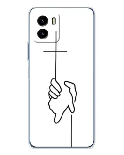 Чехол для Vivo Y19s Pro с картинкой «Рука держит» Чехол для Vivo Y19s Pro с картинкой «Рука держит»