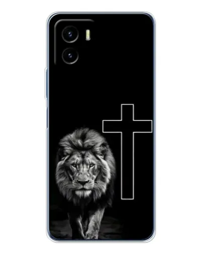 Чехол для Vivo Y19s Pro с картинкой «Лев и Крест»