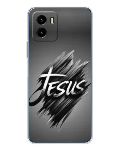 Чехол для Vivo Y19s Pro с картинкой «Надпись Jesus Graffiti»