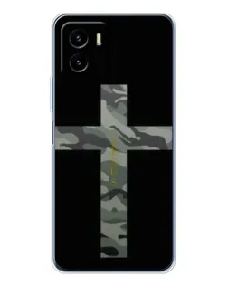 Чехол для Vivo Y19s Pro с картинкой «Милитари Крест»