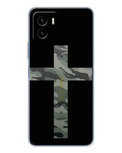 Чехол для Vivo Y19s Pro с картинкой «Милитари Крест»