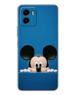Чехол для Vivo Y19s Pro с картинкой «Микки выглядывает»