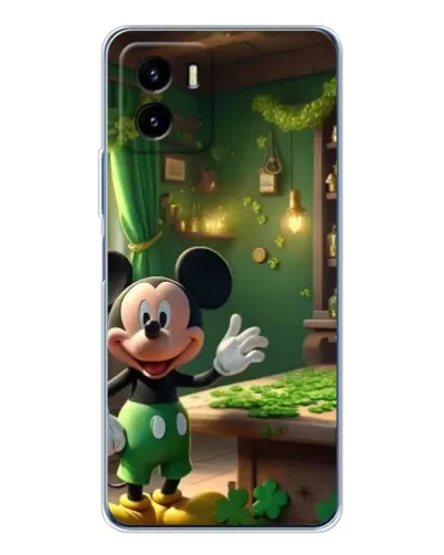 Чехол для Vivo Y19s Pro с картинкой «Микки в мастерской»