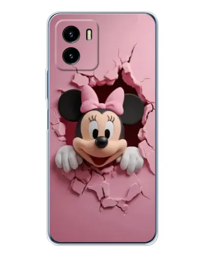 Чехол для Vivo Y19s Pro с картинкой «Минни сквозь стену»