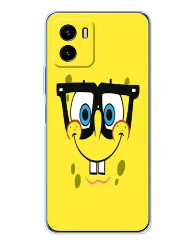 Чехол для Vivo Y19s Pro с картинкой «Минималистичный Спанч Боб» Чехол для Vivo Y19s Pro с картинкой «Минималистичный Спанч Боб»