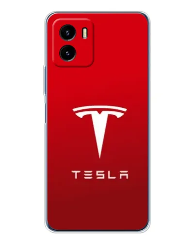 Чехол для Vivo Y19s Pro с картинкой «Tesla Red Classic»