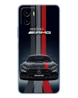 Чехол для Vivo Y19s Pro с картинкой «Mercedes — белый карбон» Чехол для Vivo Y19s Pro с картинкой «Mercedes — белый карбон»