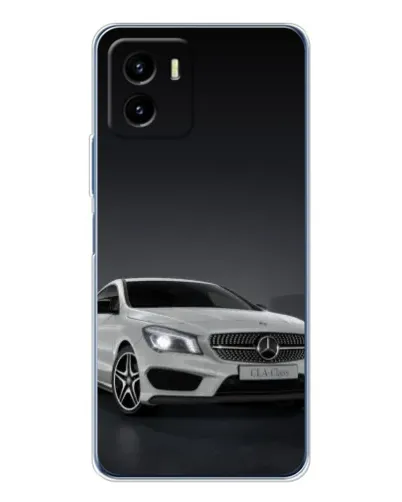 Чехол для Vivo Y19s Pro с картинкой «Mercedes AMG GT Silver»