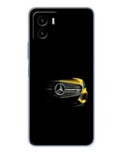 Чехол для Vivo Y19s Pro с картинкой «Mercedes — ретро стиль»