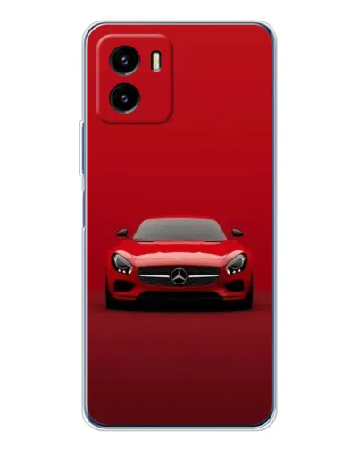 Чехол для Vivo Y19s Pro с картинкой «Красный Mercedes AMG»
