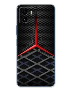 Чехол для Vivo Y19s Pro с картинкой «Mercedes Carbon Grid»