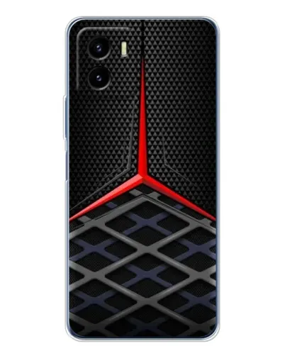 Чехол для Vivo Y19s Pro с картинкой «Mercedes Carbon Grid»
