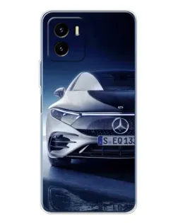 Чехол для Vivo Y19s Pro с картинкой «Mercedes EQ — будущее»