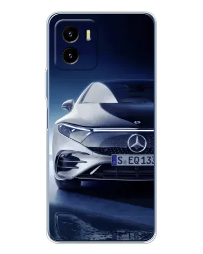 Чехол для Vivo Y19s Pro с картинкой «Mercedes EQ — будущее»