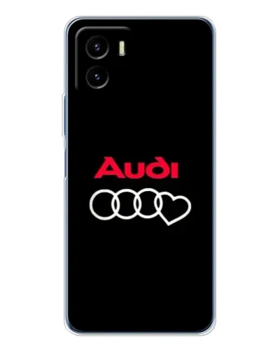 Чехол для Vivo Y19s Pro с картинкой «Логотип Audi Heart»