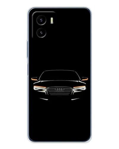Чехол для Vivo Y19s Pro с картинкой «Audi — ночной контур»