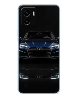 Чехол для Vivo Y19s Pro с картинкой «Audi — ночное отражение»