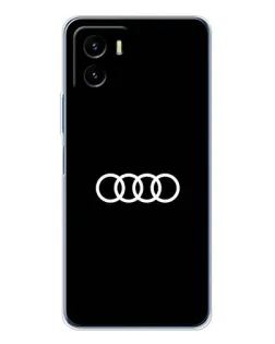 Чехол для Vivo Y19s Pro с картинкой «Audi White Logo»