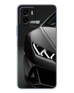 Чехол для Vivo Y19s Pro с картинкой «Lamborghini фары детализация»
