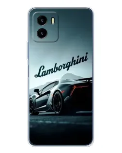 Чехол для Vivo Y19s Pro с картинкой «Классическая надпись Lamborghini»