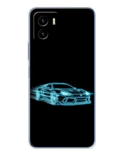 Чехол для Vivo Y19s Pro с картинкой «Неоновый контур Lamborghini» Чехол для Vivo Y19s Pro с картинкой «Неоновый контур Lamborghini»