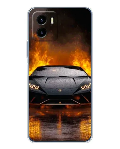 Чехол для Vivo Y19s Pro с картинкой «Lamborghini в огне» Чехол для Vivo Y19s Pro с картинкой «Lamborghini в огне»