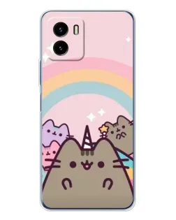 Чехол для Vivo Y19s Pro с картинкой «Единорог Pusheen»
