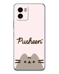 Чехол для Vivo Y19s Pro с картинкой «Pusheen логотип»