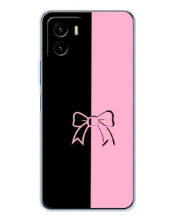 Чехол для Vivo Y19s Pro с картинкой «Половинки банта»