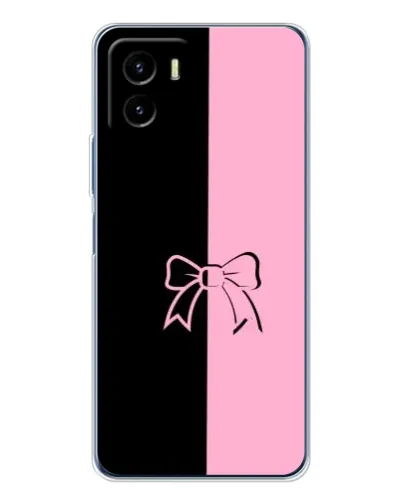 Чехол для Vivo Y19s Pro с картинкой «Половинки банта»