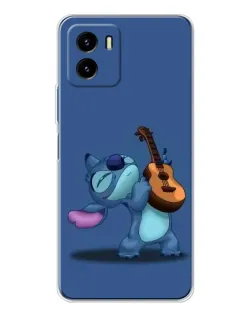 Чехол для Vivo Y19s Pro с картинкой «Стич с укулеле»