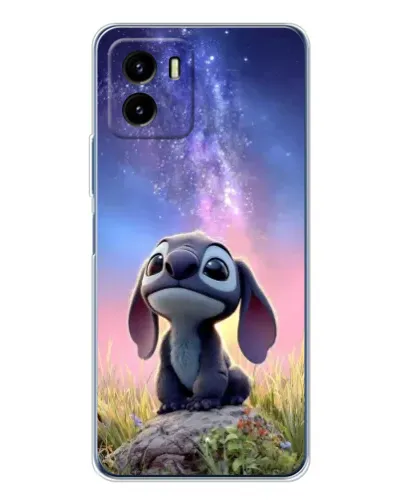 Чехол для Vivo Y19s Pro с картинкой «Стич на рассвете»